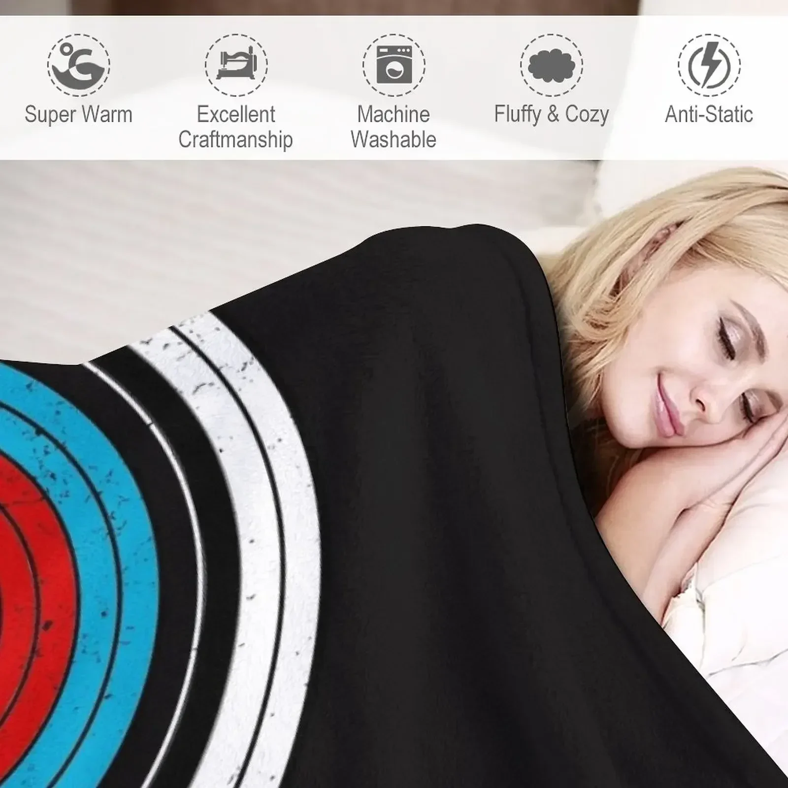 Одеяло для стрельбы из лука яблочко роскошные утолщенные одеяла косплея в стиле