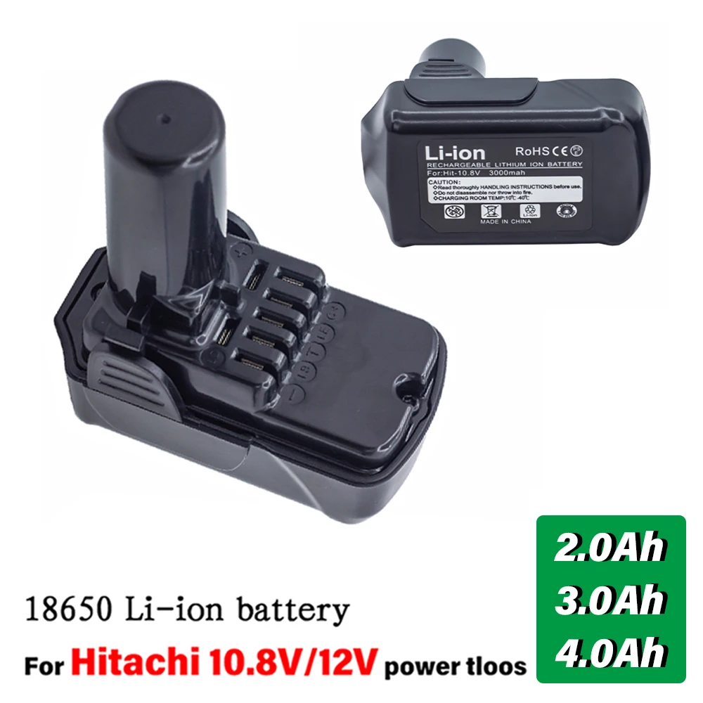 Аккумулятор Hitachi 10 8 В 4000 мАч 4 0 Ач DB10DL FCR10DL BCL 1015 BLC1015 1030 1030M BCL1030A 329369 329371