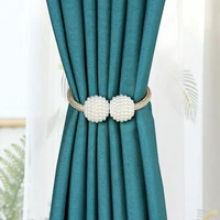 1pc pearl magnetic curtain clip curtain holders tieback buckle clips hanging ball buckle tie back curtain accessories