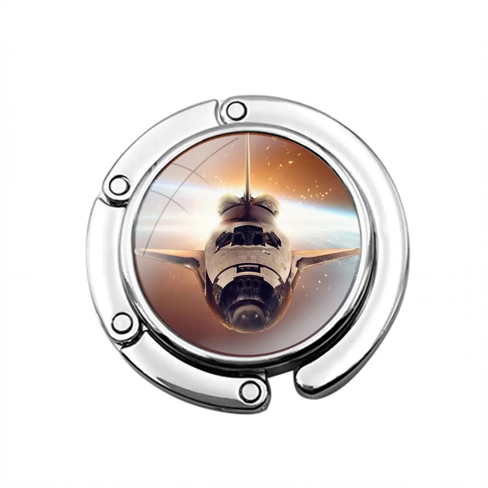 Складной крючок для кошелька в стиле милитари хранения женской настольной сумки