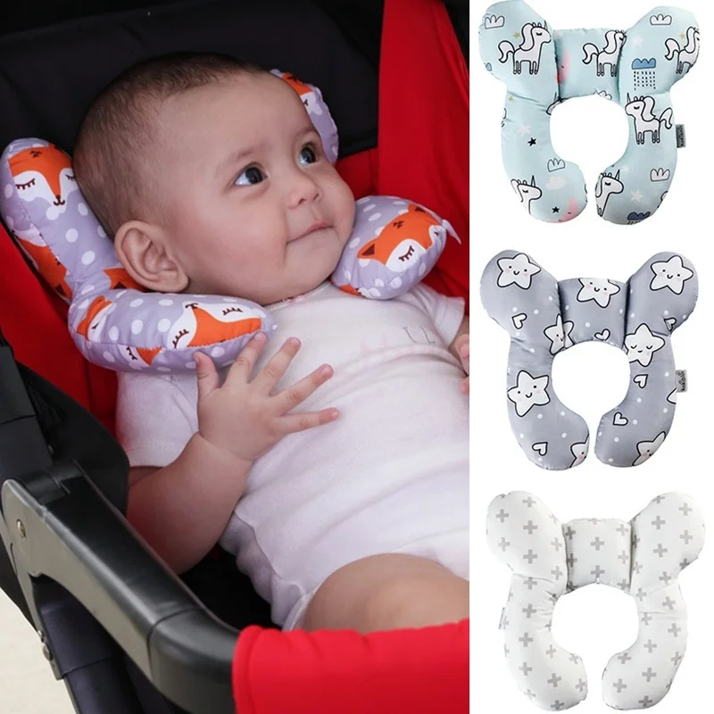 

Baby Pillow Protective Travel Car Seat Head Neck Support Pillows Newborn Children U Shape Headrest Toddler Protective Pad
