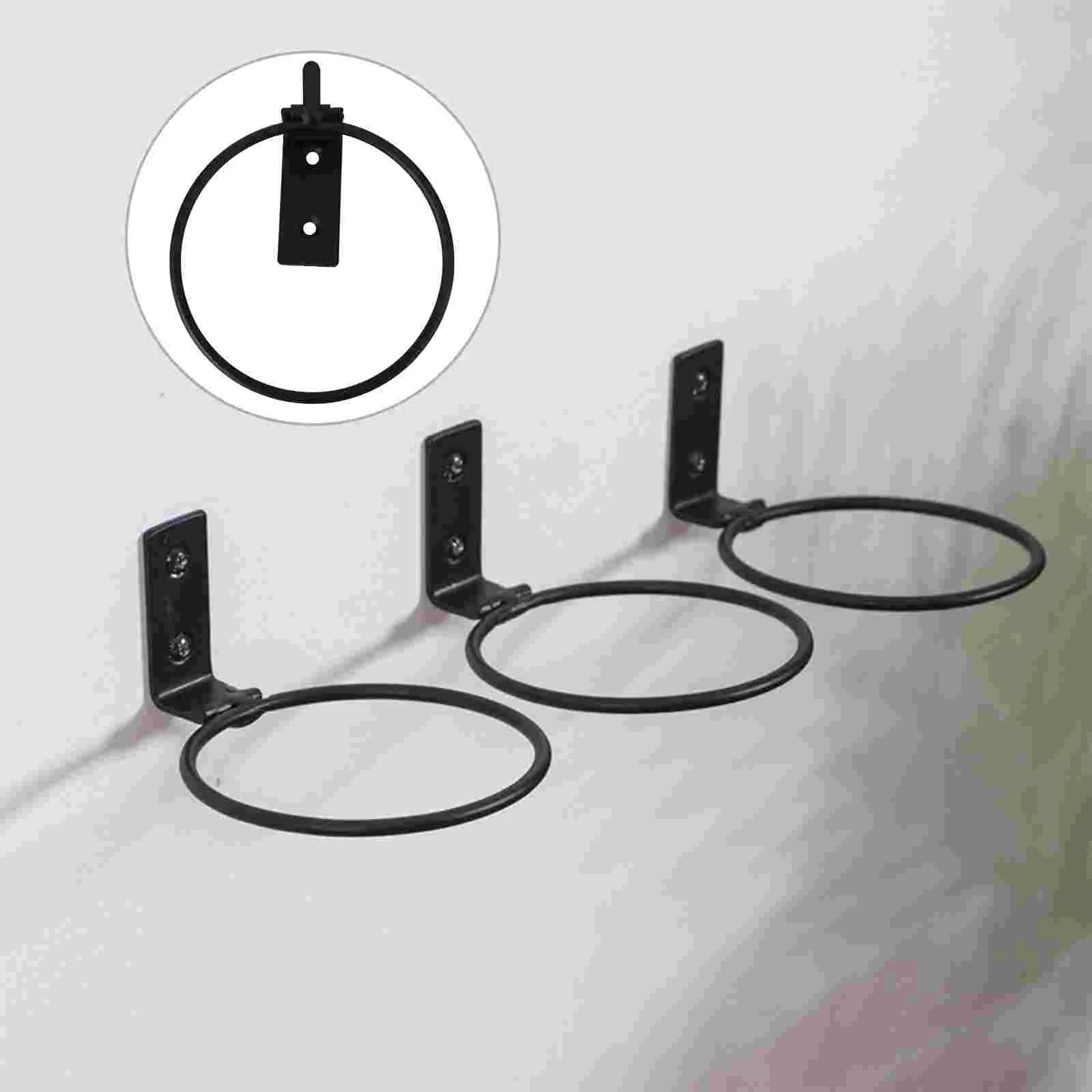 

Кольцевой держатель для горшка, цветочный кронштейн, металлическая Подвесная подставка, крючки, вешалка для растений, забор для мелкого крю...