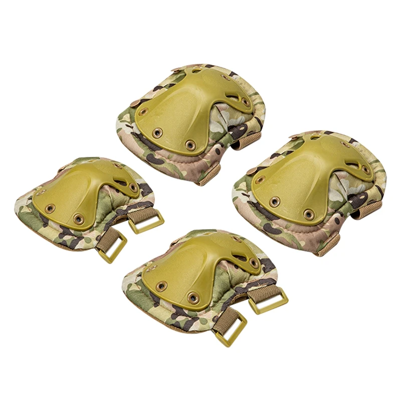 

Knee Pads Elbow Pads Set Support Hard Shell Kneepad Protector Hunting Cycling Sports Safety Protective Equipment