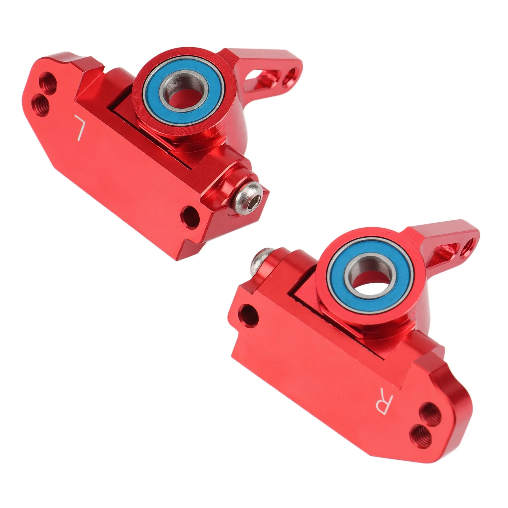 

Metal Front Caster Block&Steering Blocks Upgrade Parts Set for 1/10 Traxxas 2WD Slash Rustler Stampede Bandit,2