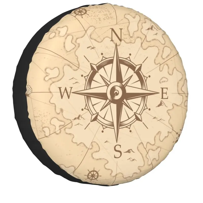 

Чехол для запасного колеса Explore The World Compass для Toyota Land Cruiser Prado 4WD 4x4 RV, защита колеса автомобиля 14 дюймов, 15 дюймов, 16 дюймов, 17 дюймов