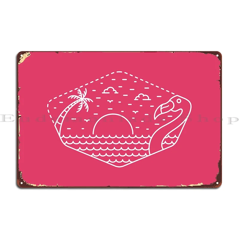 Летняя Пляжная атмосфера, металлический плакат, Забавный дизайн кинотеатра, печатный кинотеатр, жестяной плакат