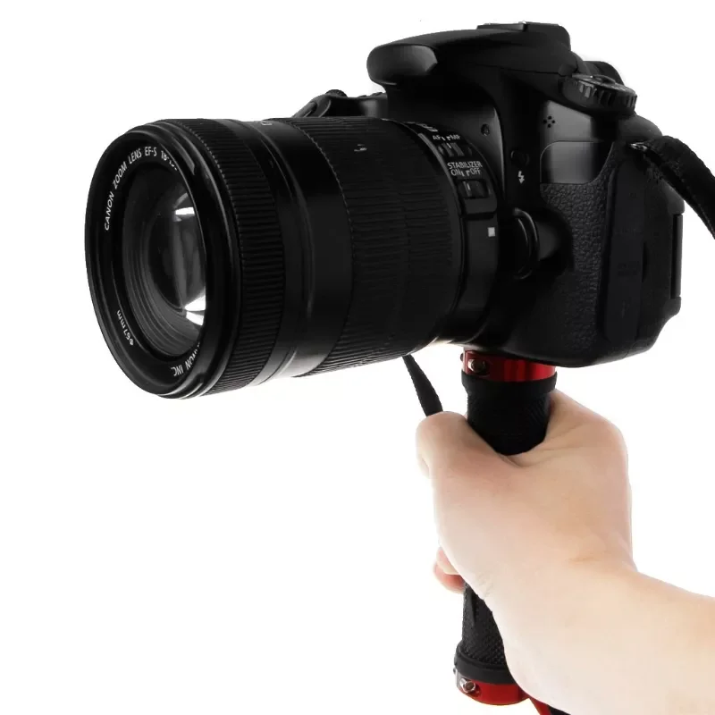 

1/4'' Handle Grip Stabilizer Holder Stand Handheld Tripod For Camera Video LED