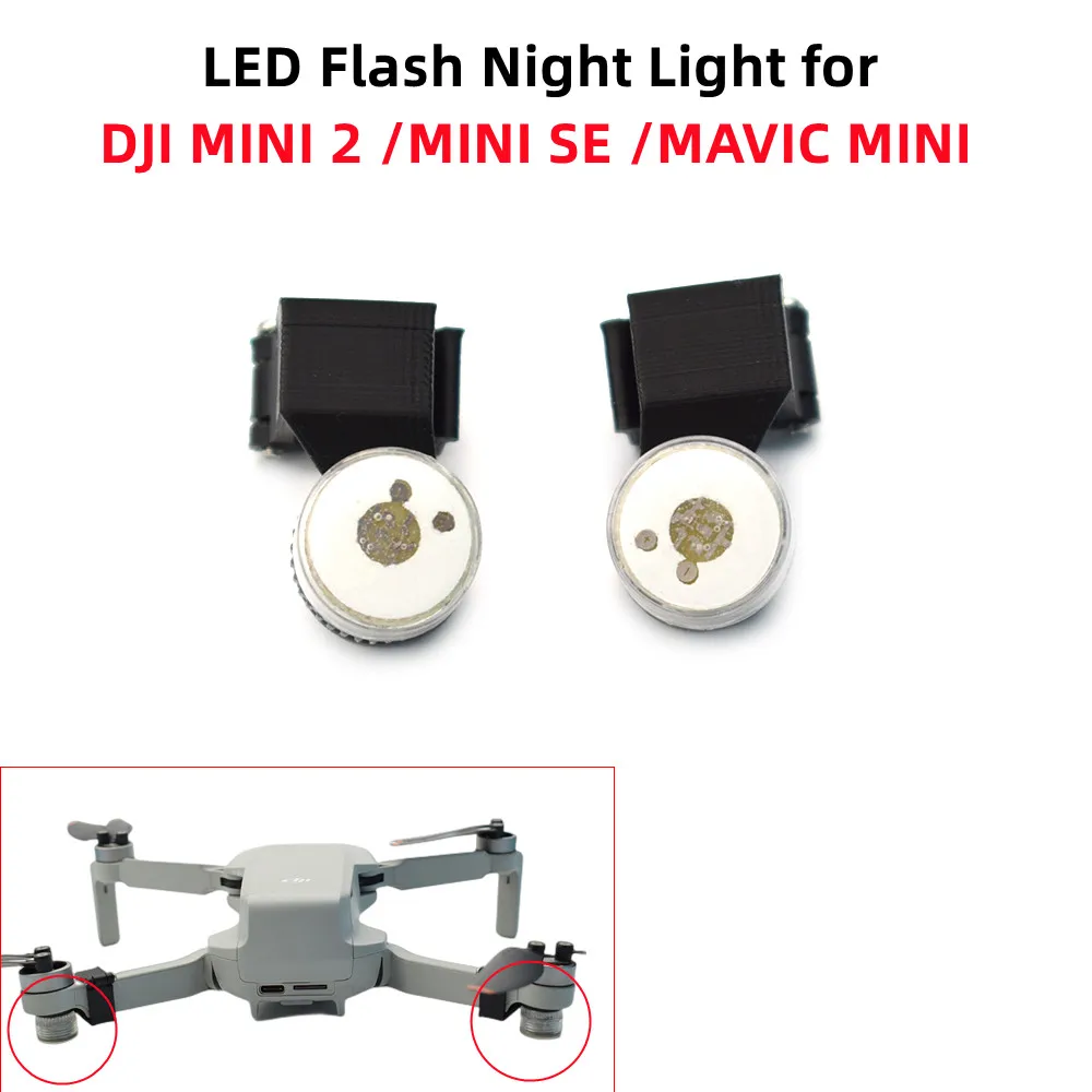 

DJI Mini 2 LED Flash Light Night Flying Signal Lamp Navigation Light Parts for DJI Mavic Mini /Mini 2 /SE Anti-Lost Accessories