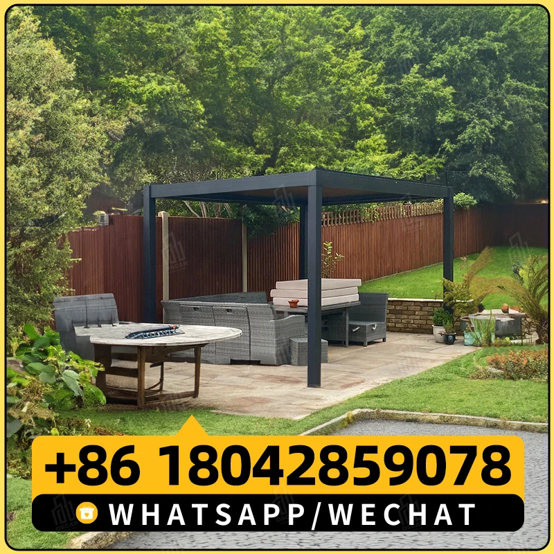 Скидка 2–20% 2 стойки уличные подвижные навесы моторизованная терраса крыша