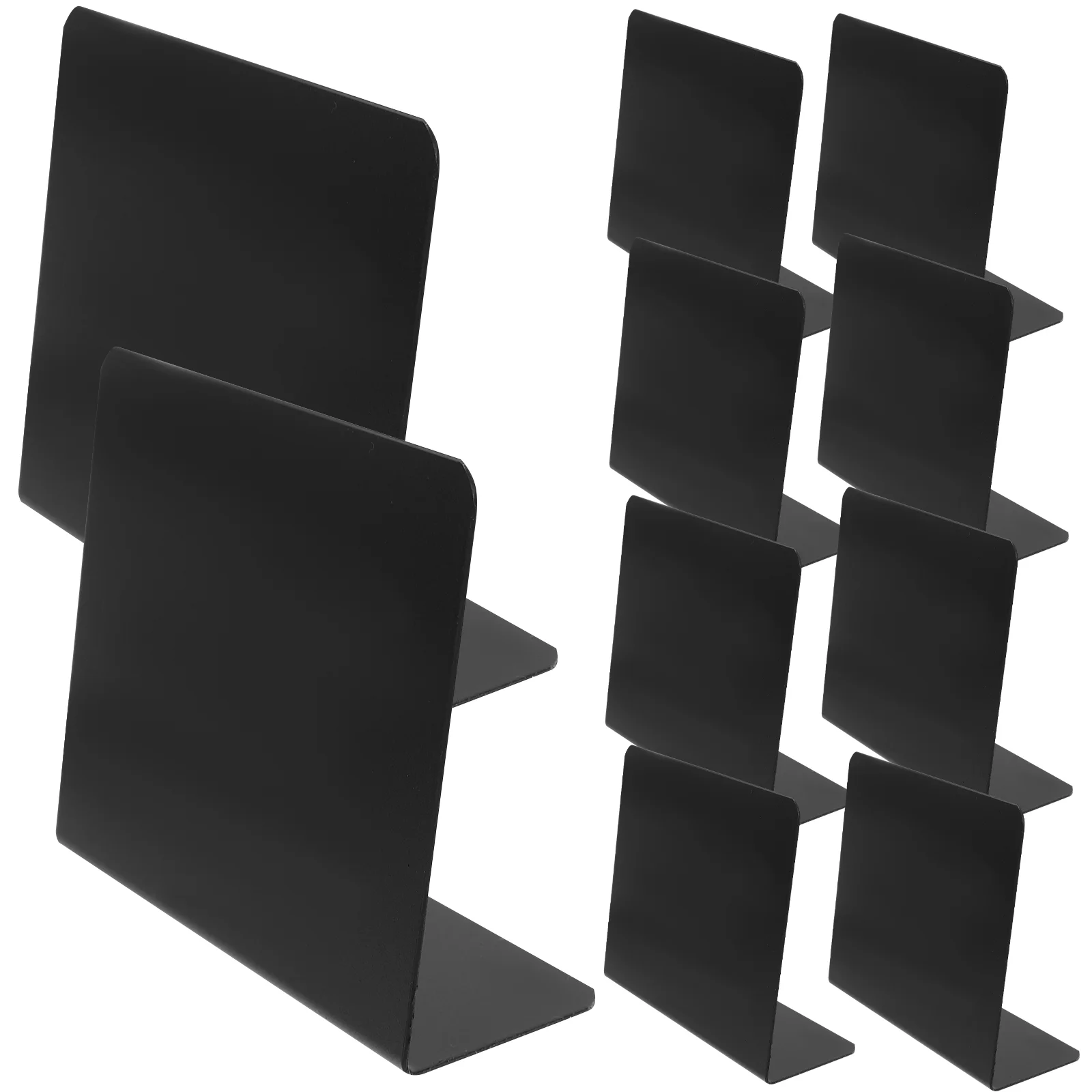 

10 Pcs Cake Price Tag Black Dining Table Mini Chalkboard Signs Food Standing Memo Erasable Message Pvc Boards