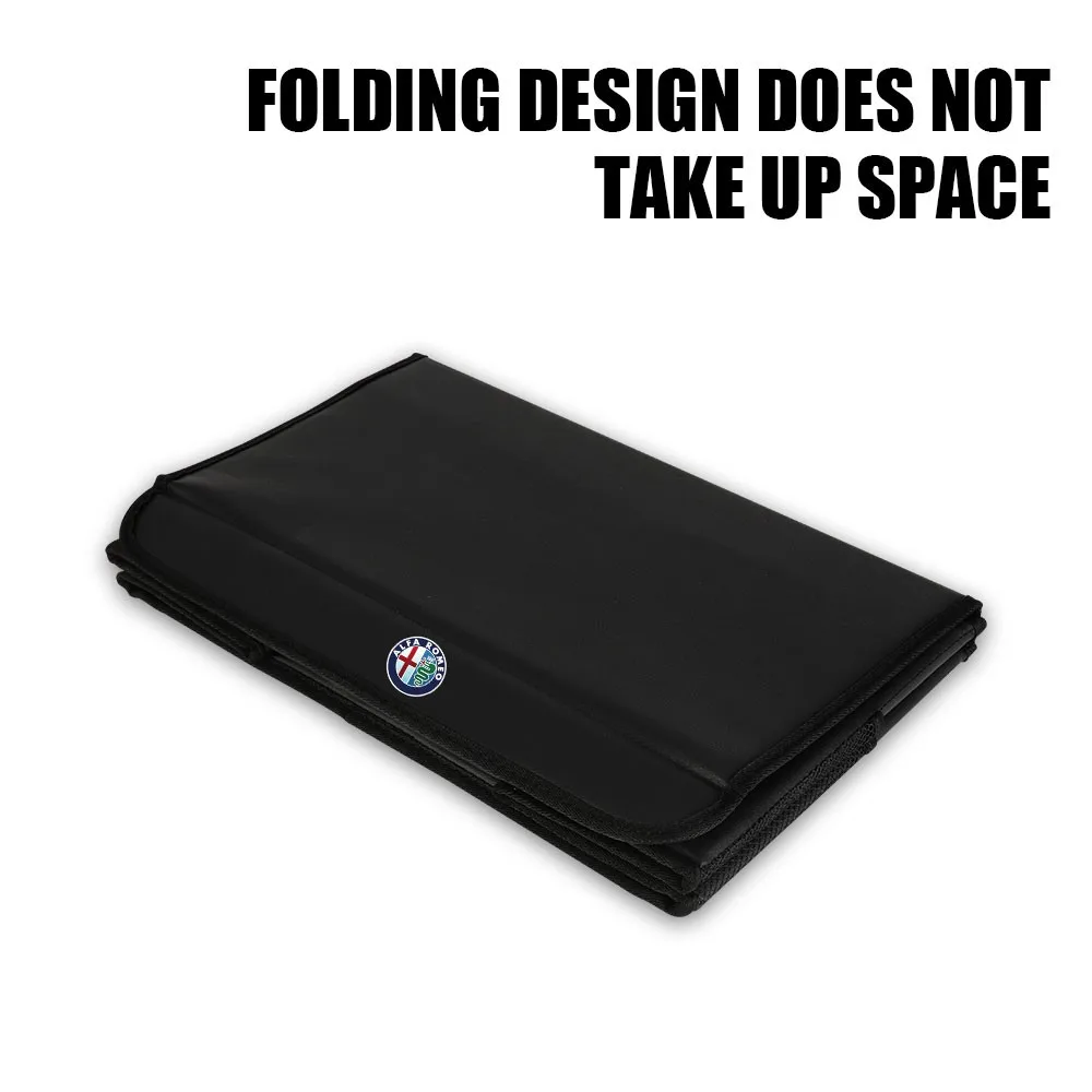 Коробка-органайзер для багажника автомобиля с ручкой и крышкой складная коробка