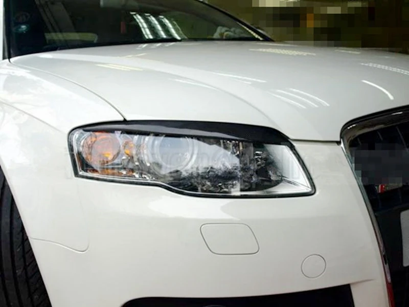 

Fit For Carbon Fiber 2005-2008 A4 S4 RS4 B7 Headlights Eyebrows Eyelids