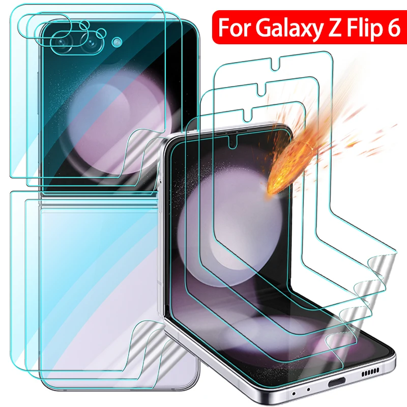 Для Samsung Galaxy Z Flip 6 Flip6 5G Защитная пленка для экрана Гидрогелевая zflip6 Передняя