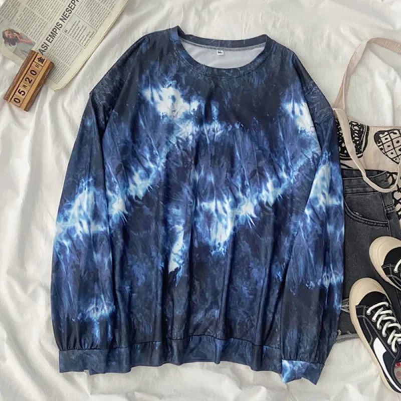 Универсальная женская футболка средней длины с длинным рукавом свободный крой