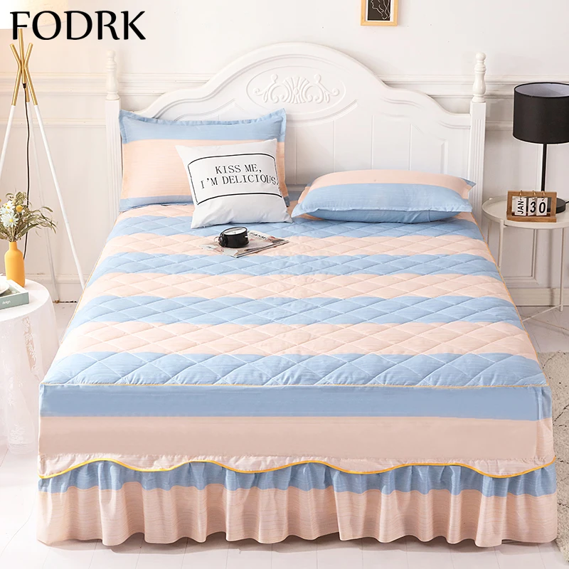 

3pcs Fitted Bed Sheet for Paintings Bedspread Mattress Pad Double Bedsheet Set Linen Pillowcase 2 Seater Hairy Thicken Fitted