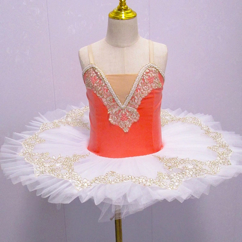 Professional Ballet Tutu Blue Adult Swan Lake Ballet Dance Clothes For Girls Pancake Child Tutu Skirt Women Costumes Ballerina