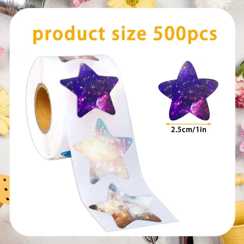 

JESJELIU Розовые наклейки с бантом 500 шт