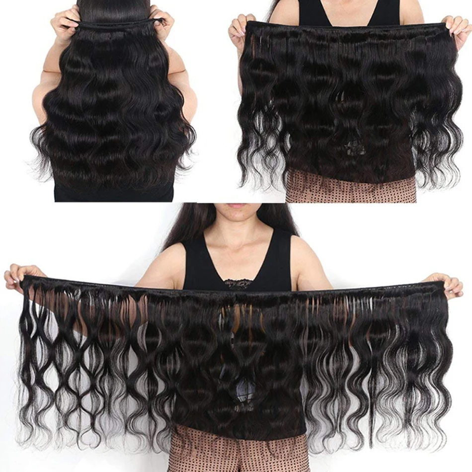 Jessenia перуанские объемные волнистые Реми человеческие волосы для наращивания 3