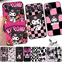 bandai kuromi phone case for iphone 11 12 13 mini pro xs max 8 7 6 6s plus x 5s se 2020 xr cover