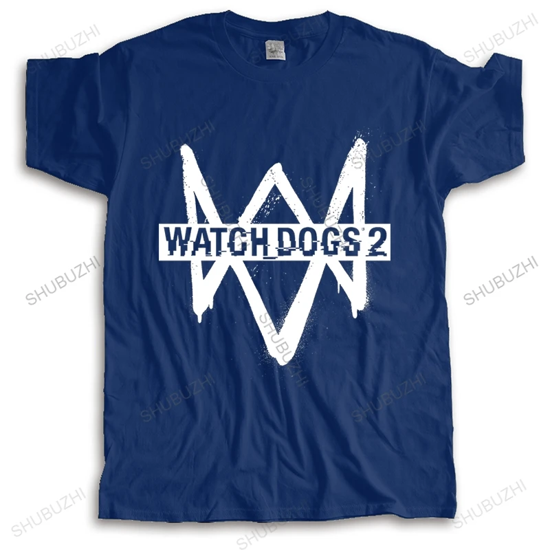 

New Game watch dogs 2 T-shirt cosplay dogs T shirt Fashion Cotton Summer Hot Tees Brand Cotton T-shirts Drop Shipping