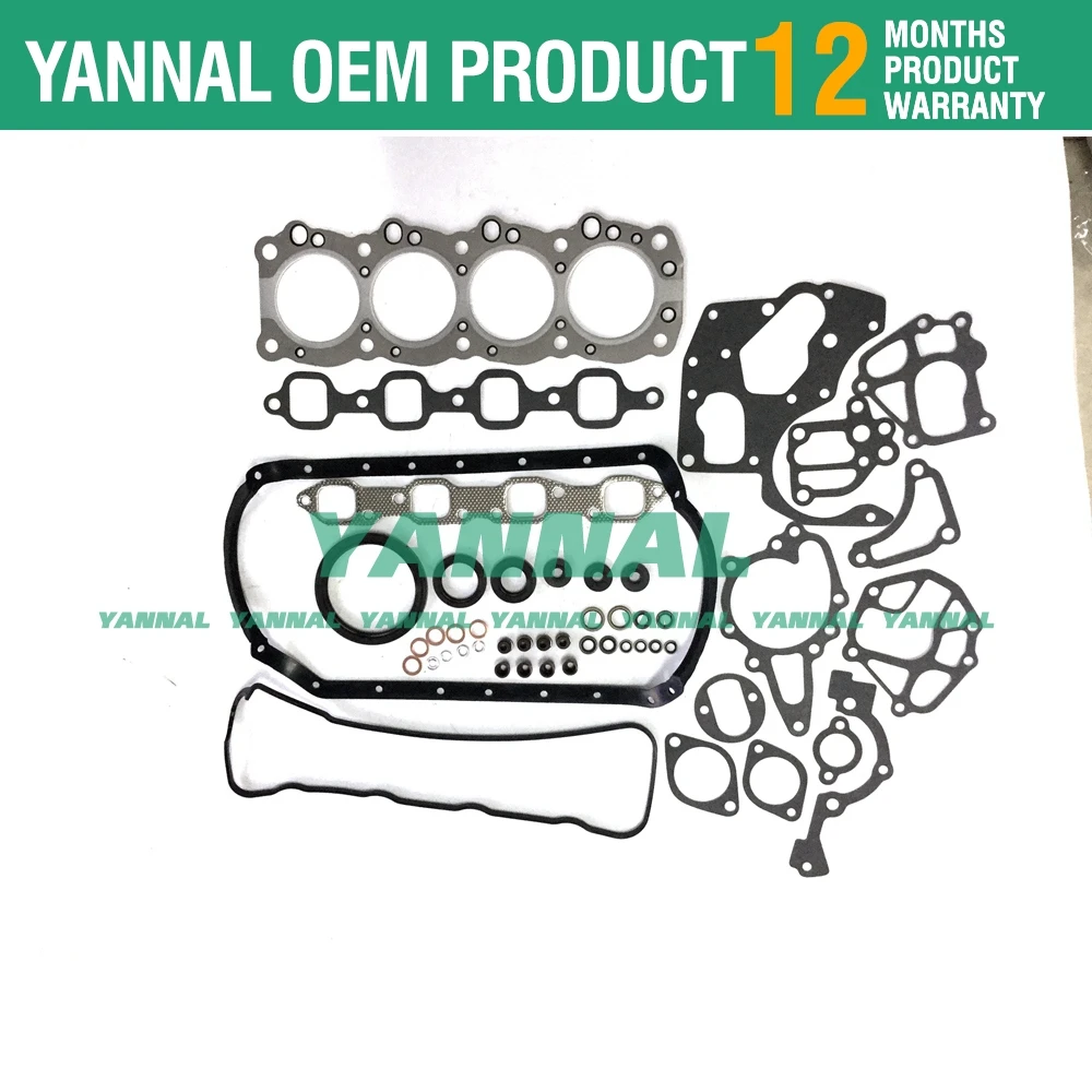 Полный комплект прокладок для капитального ремонта двигателя Isuzu 4FB1 подходит
