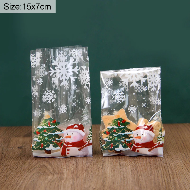 

Пластиковые новогодние пакеты для подарков ZQNYCY