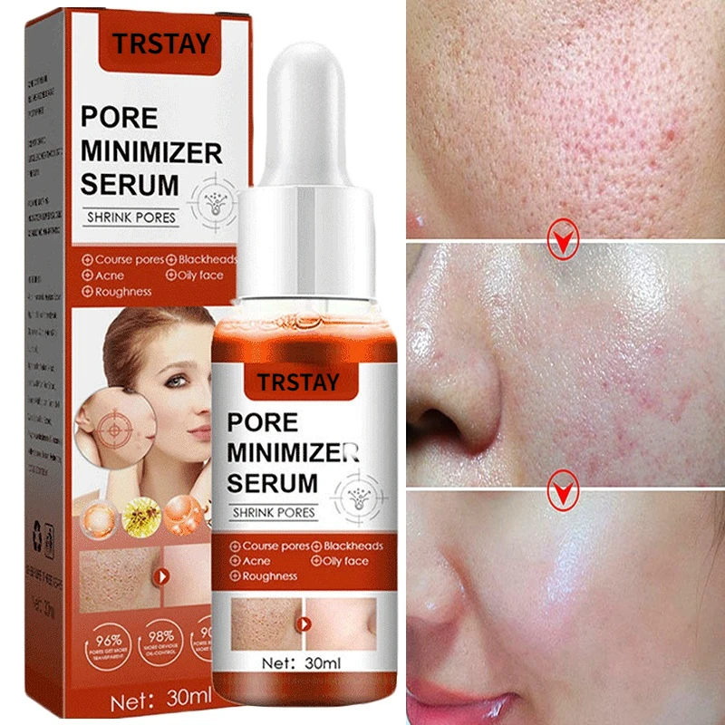 

Salicylic Acid Shrink Pores Facial Serum Firm Moisturizing Essence Liquid Repair Face Pores Beauty Skin Care Korean Cosmetics