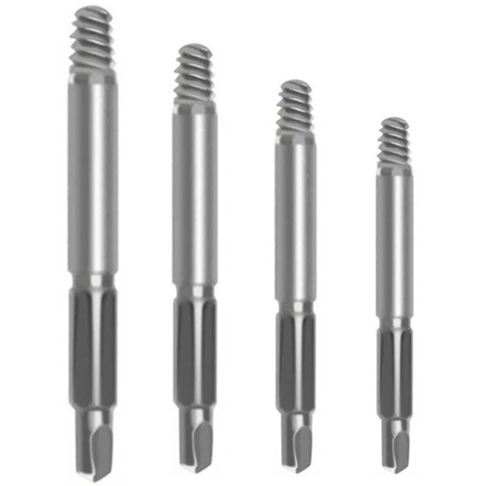 

4PCS/Set Bearing Steel Taper HSS Machine Spiral Point Straight Fluted Screw Thread Hand Tap Drill