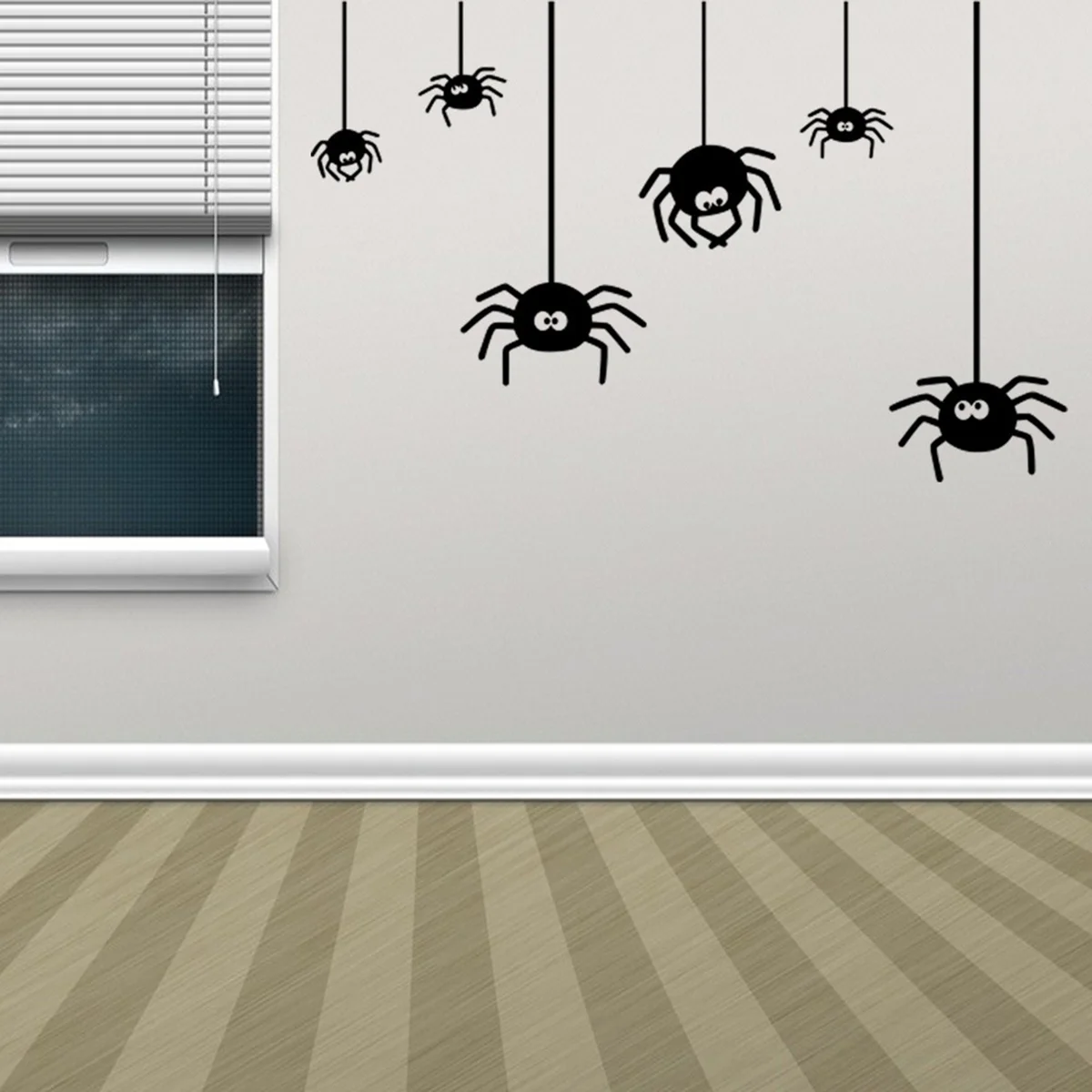 

1pc Spider Spider Wall Sticker for Porch Bedroom Living Room Display Window Nursery Decor