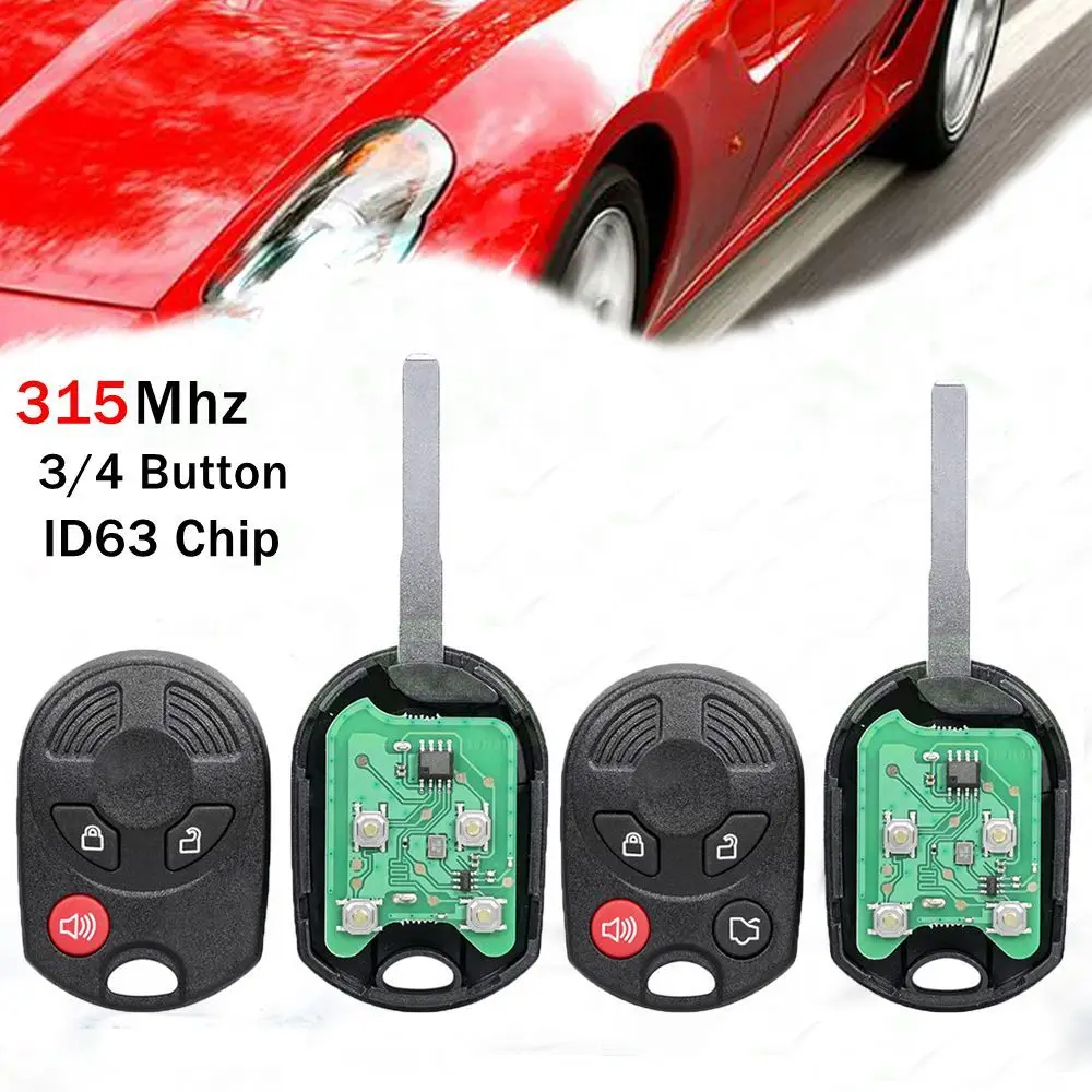 

Portable Durable 4 Buttons Auto Parts & Accessories 3 Buttons Remote Car Key Keyless Remote Key fob