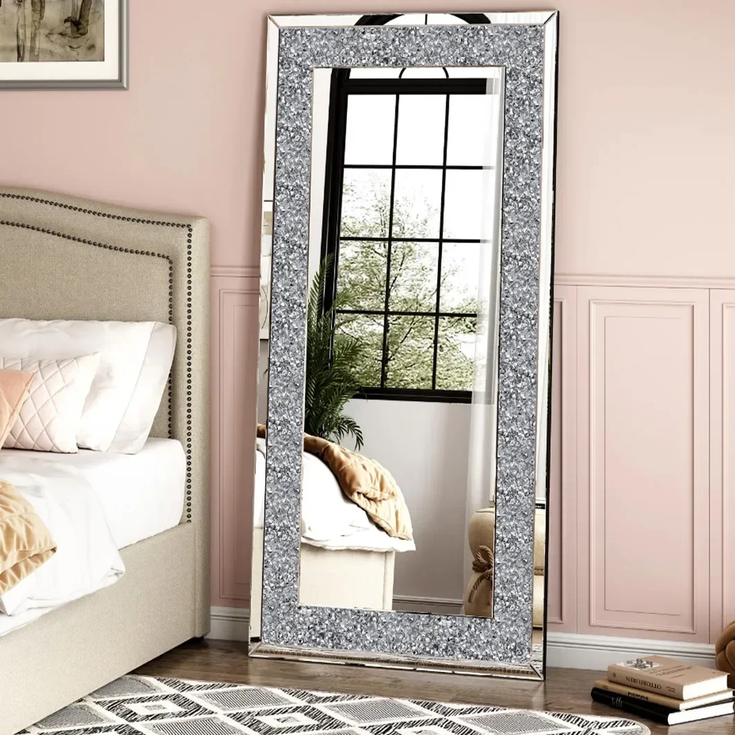 Xxxl конвертер для рекламы Diamant декораativer Wand spiegel Crushed Crystal langer Ganz aandper