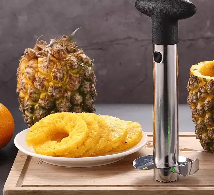 

Fruit Tools Stainless Steel Pineapple Peeler Cutter Slicer Corer Peel Core Knife Gadget Kitchen Supplies DH8909