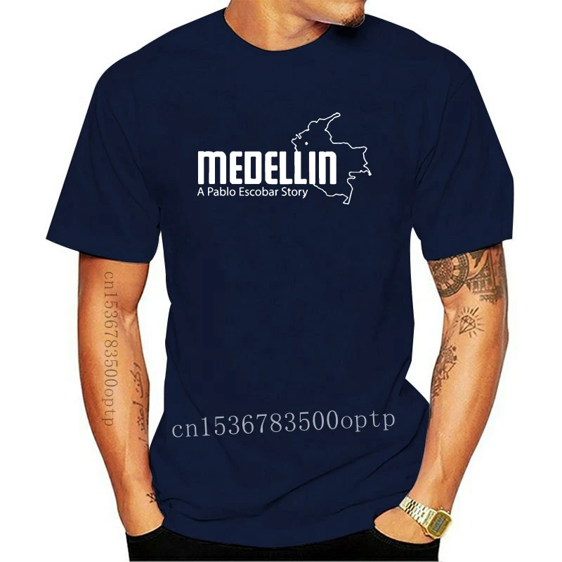 

Medellin Pablo Escobar Mens 5050 T Shirt Character Tee Shirt S-3xl Unique Gift Comical Summer Vintage Shirt