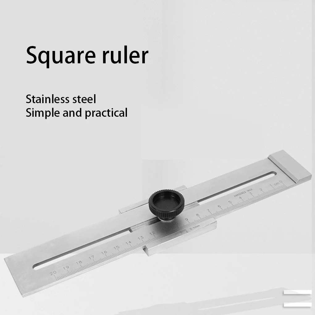 

Деревообрабатывающий маркировочный измерительный прибор из углеродистой стали разметочная линейка Столярный деревообрабатывающий профе...