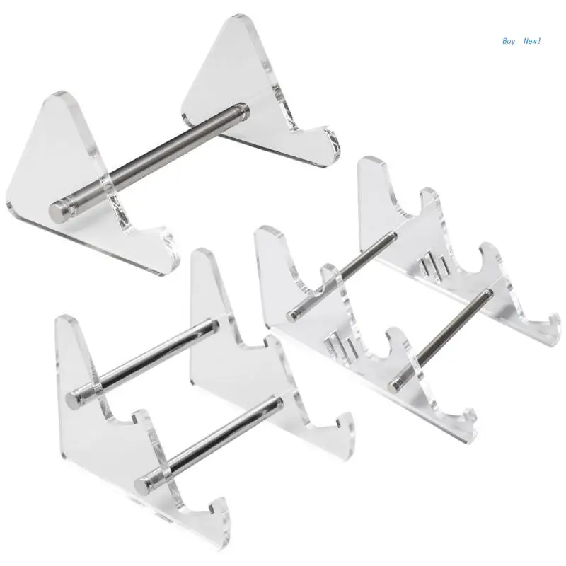 3 Tiers Display Keyboard Holder Transparent Acrylic Keyboard Stand for Computer
