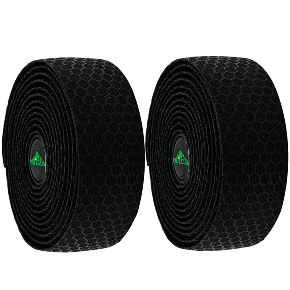 

1pair Road Bike Handle Bar Tapes Wrap Handle Tape With Plug Bike Strap Bicycle Handlebar Tapes Silicone Handlebar Tapes Cycling