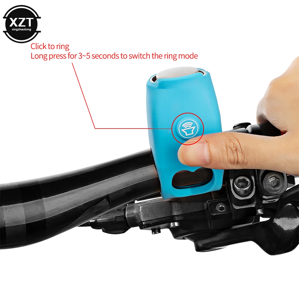 Новый велосипедный звонок 120 дБ водонепроницаемые велосипедные колокольчики