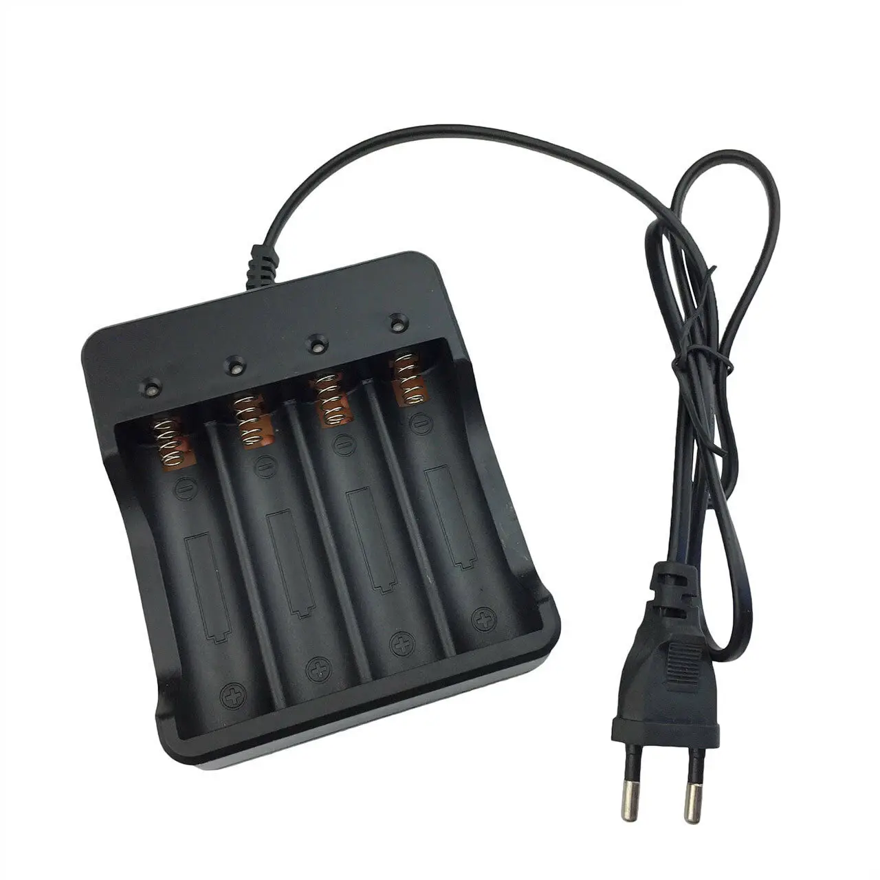 

4.2V 110-240V EU US Plug 18650 lithium li-ion rechargeable battery +4 Channel polymer lithium li-ion battery batteries charger