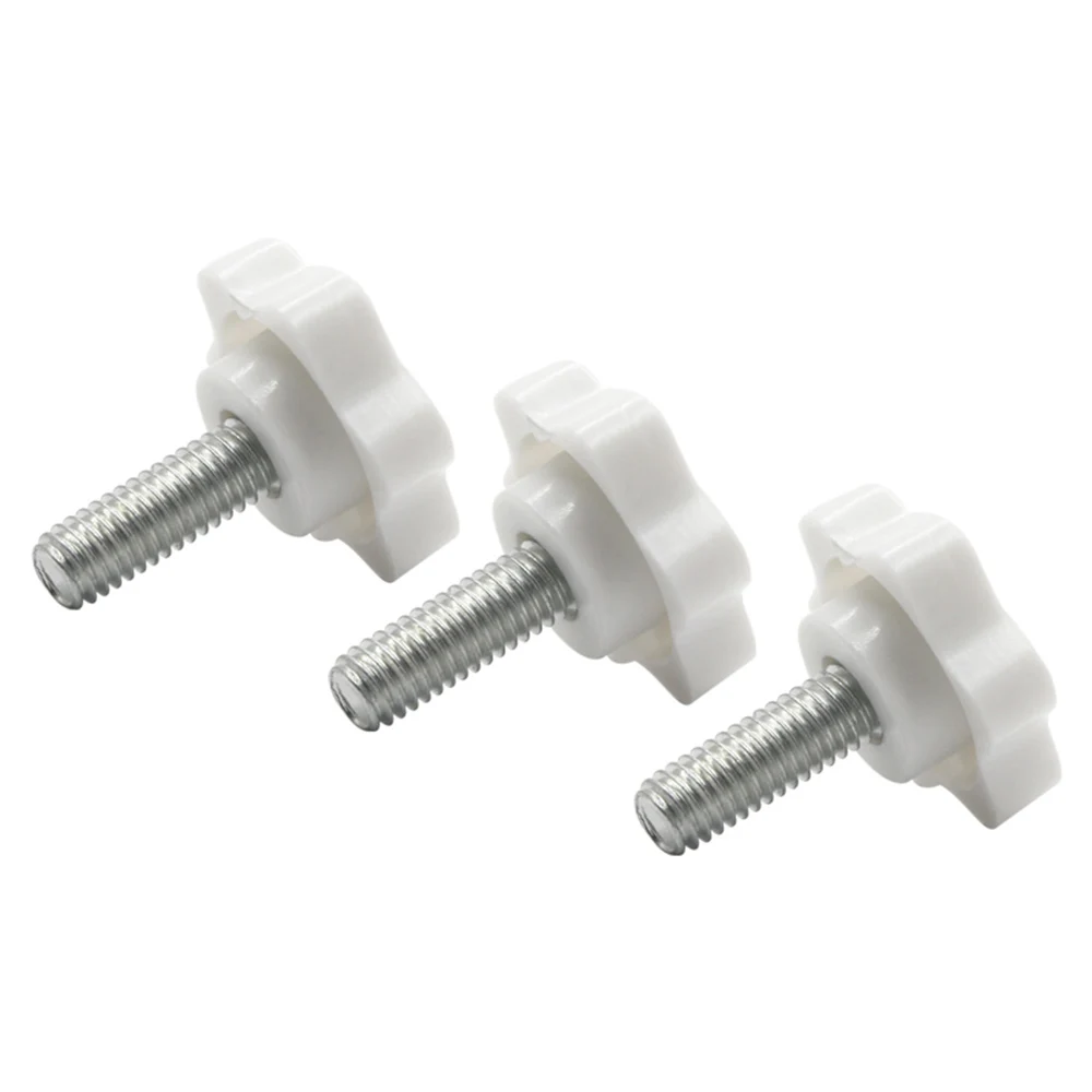 10 шт. белые винты с ручкой Torx оцинкованные из углеродистой стали размер M4x8 мм M4x25