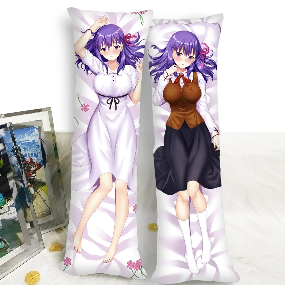 

Fate Stay Night Dakimakura Cover Sakura Matou Mash Altria Pendragon Pillowcase Cartoon Anime Game Hugging Body Pillow Case
