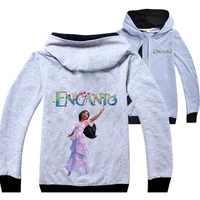 2022 new disney encanto boys and girls childrens cothing spring and autumn jacket cardigan zipper jacket 5 14 years old