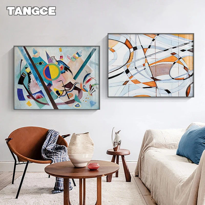 

Abstract Art Colorful Line Wall Posters Modern Graffiti Canvas Paintings Prints for Living Room Nordic Home Decorative Pictures