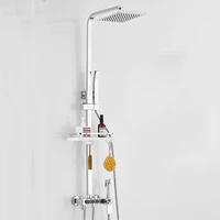 head rainfall bathroom shower set system mixer faucet toilet hand shower set holder bathroom torneira banheiro home improvement