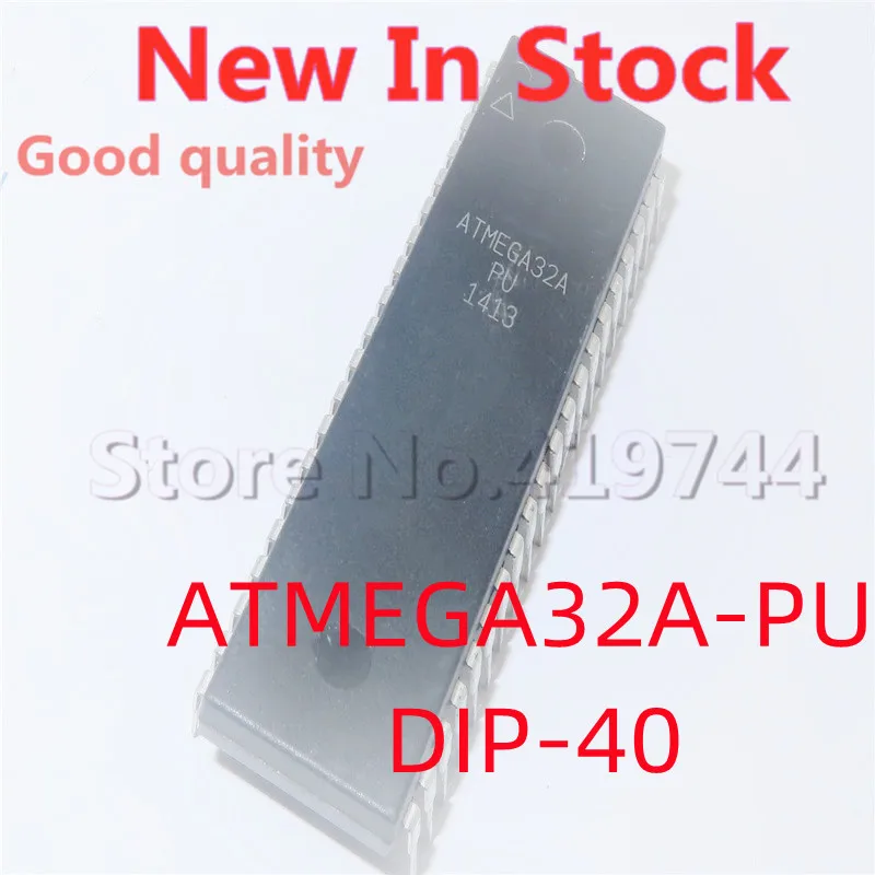 

1PCS/LOT 100% Quality ATMEGA32 ATMEGA32A-PU DIP-40 Microcontroller 8-bit 32K Flash In Stock New Original