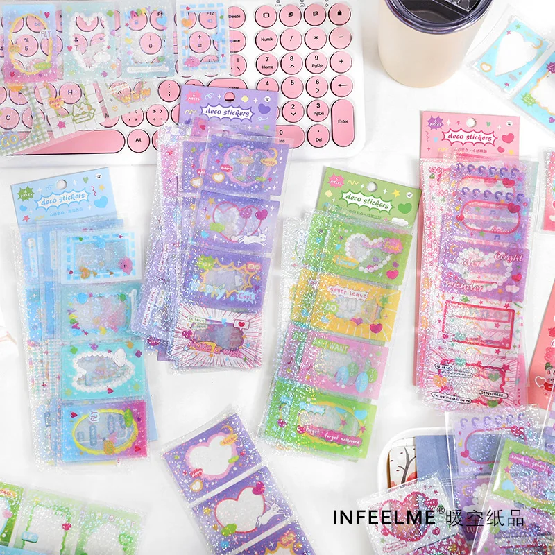 

6pcs/lot Kawaii Stationery Stickers heartfelt confession Planner Decorative Mobile Stickers Scrapbooking DIY
