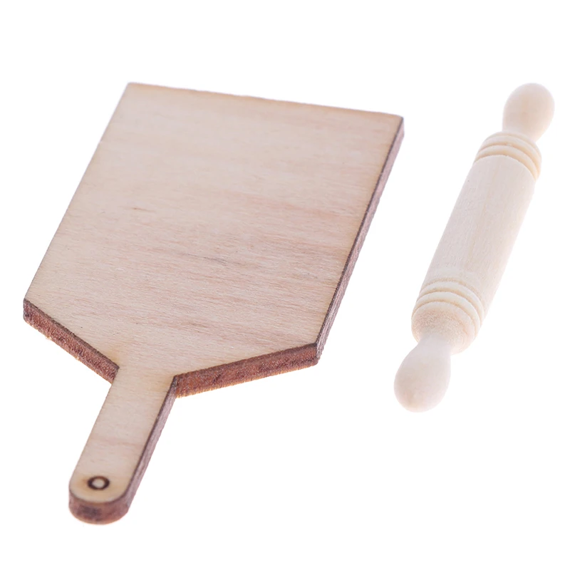 1:12 миниатюрный кукольный домик кухонная разделочная доска скалка набор