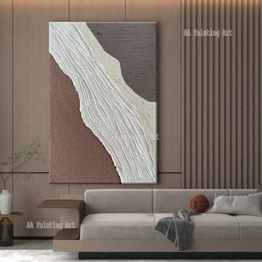 Толстый объемный акриловый нож с текстурой масляная живопись Настенная Картина