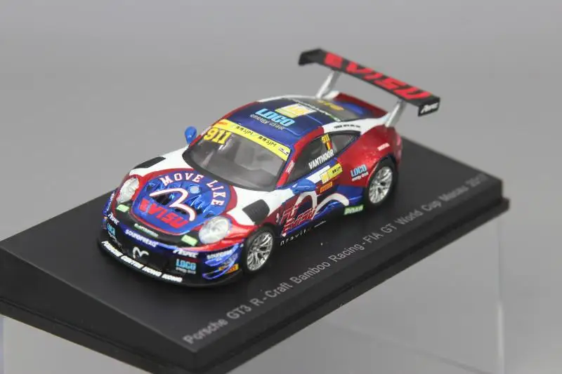 

Spark 1:64 racing model 2017 Macau GT World Cup 911 991 GT3 R for Porsche