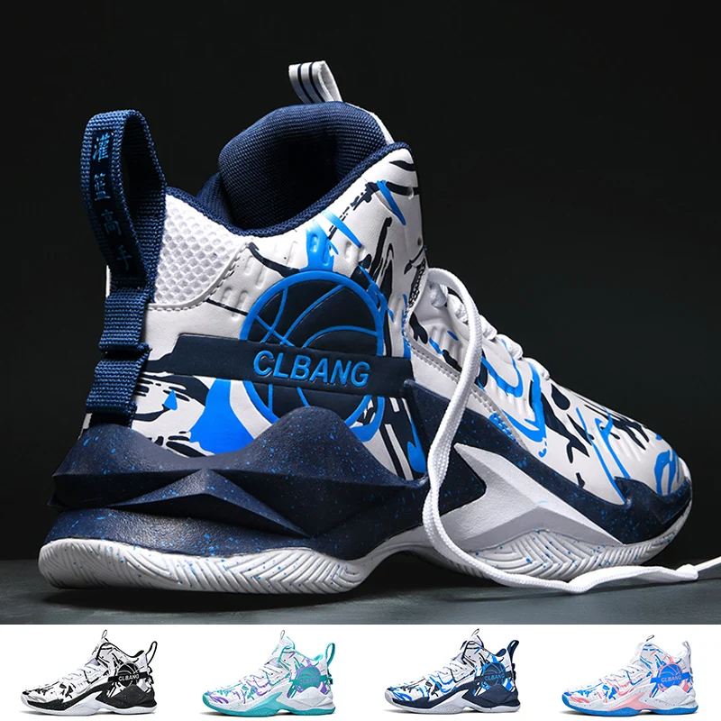 Outdoor Training Athletic Basketball Sneakers Men Outfit Basketball Tennis For Men Sports Shoes