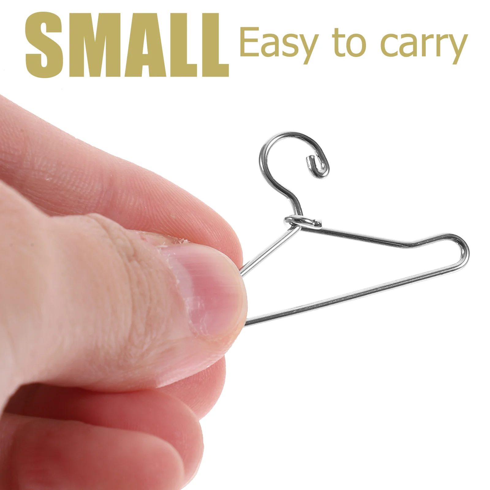 Вешалки для костюмов 40 мм металлический цвет мини-куряпка малышей маленькая